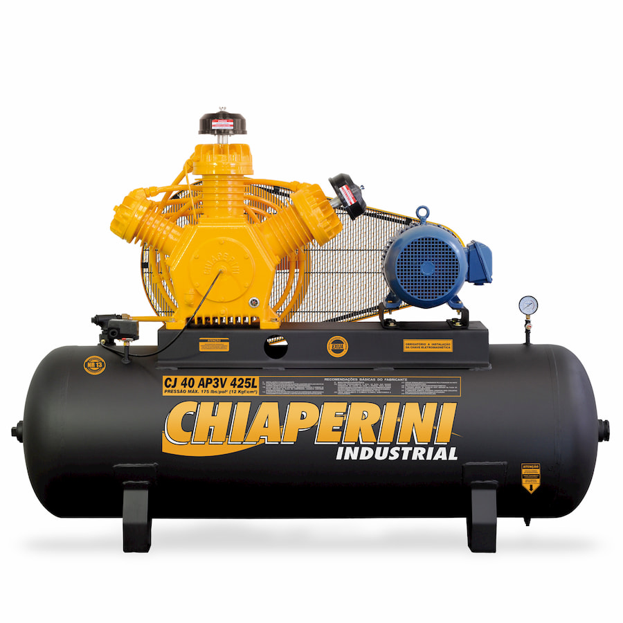 Compressor CJ40 Pcm/ap3v 425 Litros  Trifásico – Chiaperini
